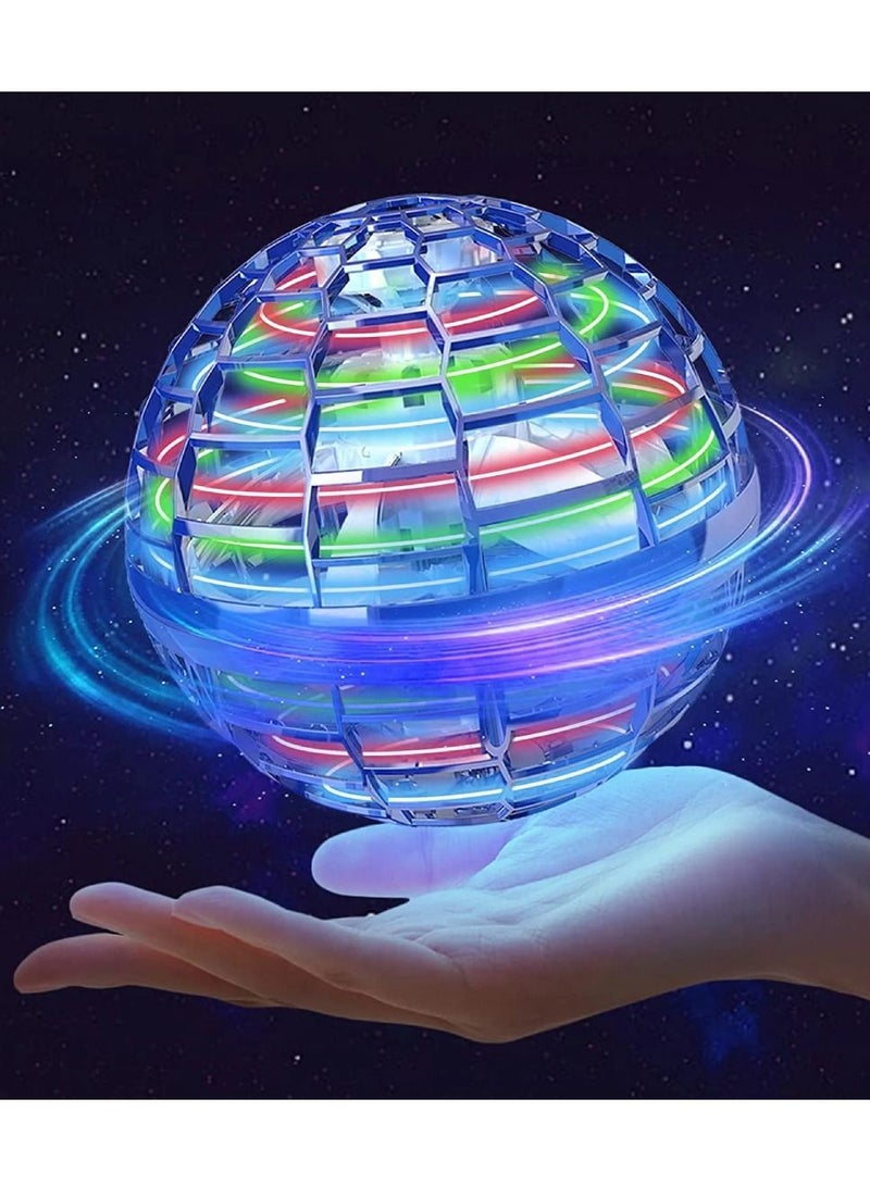 DIGI CORE Flexible Anti-Collision Flying Ball Spinner Programmable RGB Led Lights Ball Toy Upgraded Rechargeable Magic Flying Toys Mini Drone - Image 1