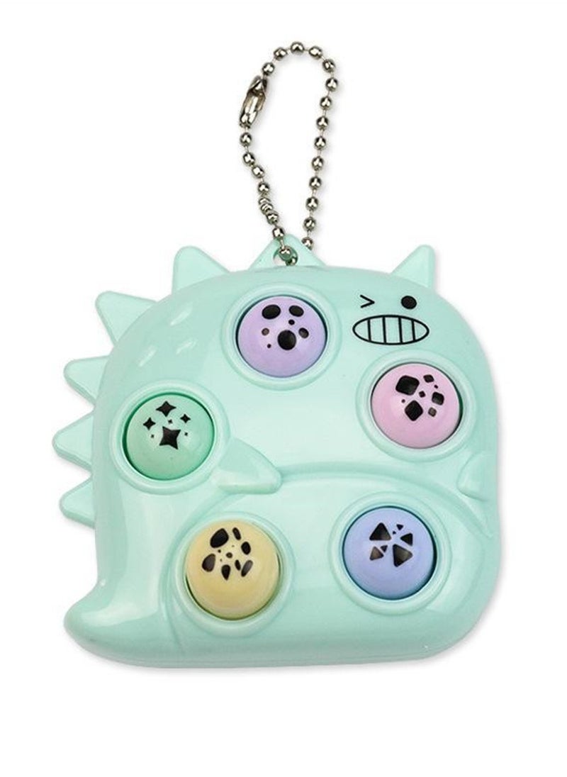 null - 4pcs Mini handheld whack-a-mole toy game console decompression keychain cute cartoon creative toy - Image 1