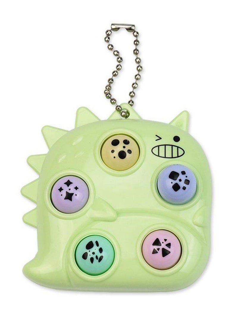 null - 4pcs Mini handheld whack-a-mole toy game console decompression keychain cute cartoon creative toy - Image 1