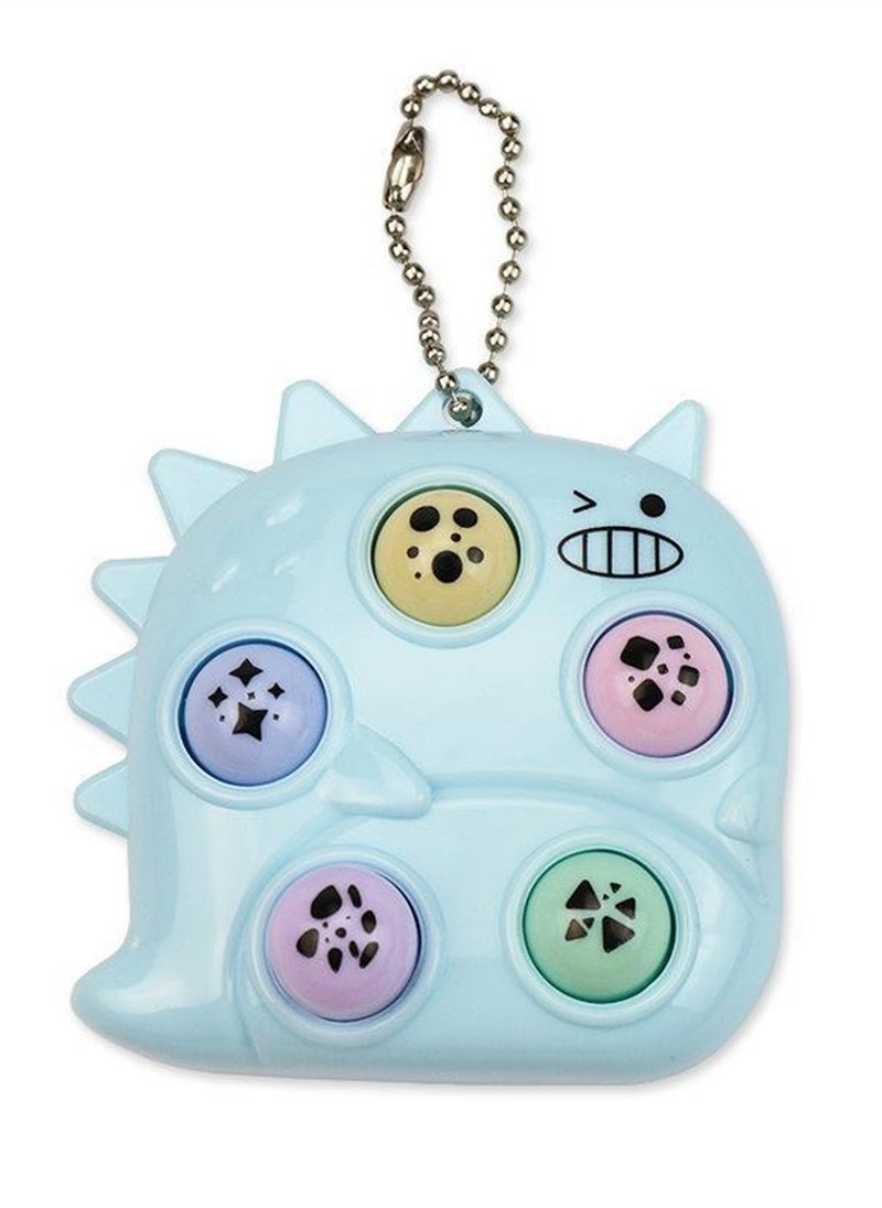 null - 4pcs Mini handheld whack-a-mole toy game console decompression keychain cute cartoon creative toy - Image 1