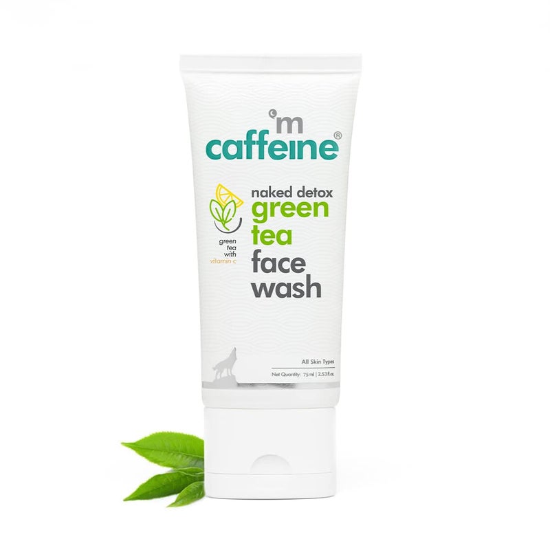 MCaffeine mCaffeine Vitamin C Face Wash for Women with Green Tea Hyaluronic Acid Oil Control Face Wash for Oily Skin Dull Dry Skin For Hot Humid Conditions 75ml  - Image 1