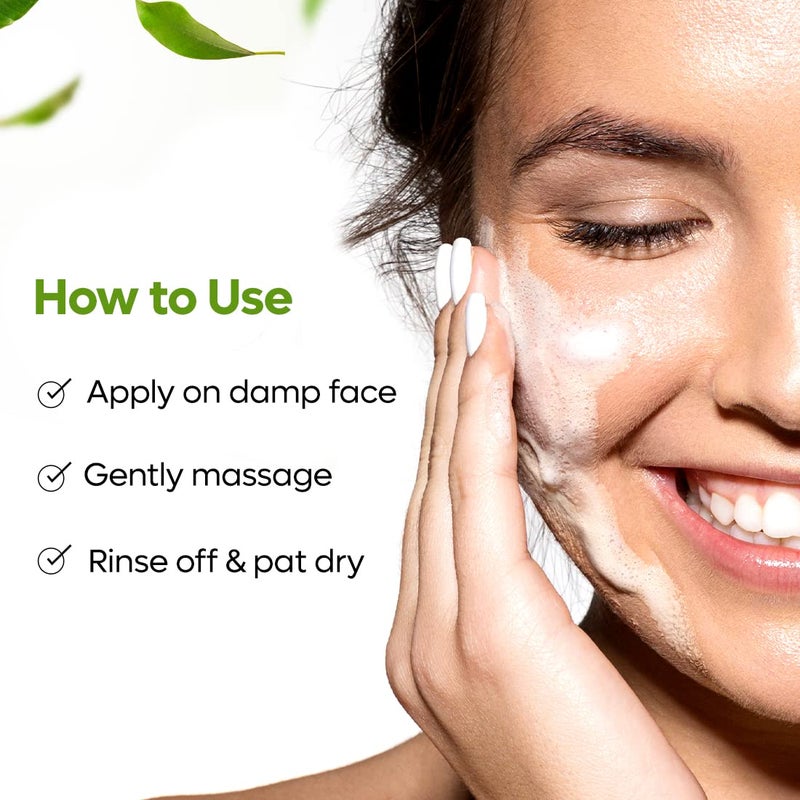 MCaffeine mCaffeine Vitamin C Face Wash for Women with Green Tea Hyaluronic Acid Oil Control Face Wash for Oily Skin Dull Dry Skin For Hot Humid Conditions 75ml  - Image 4