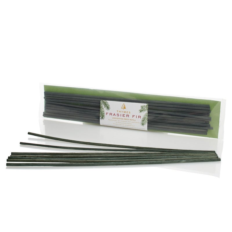 Thymes Unscented Reed Diffuser Sticks - for Use in Oil Diffuser - Rattan Wood Sticks (14 Replacement Reeds) - Image 1