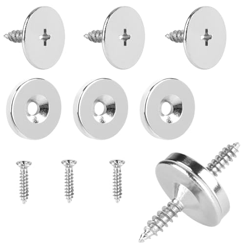 CHAR YONG Concealed Magnetic Door Latch Catch Closures Cabinet Hardware Fittings-Suitable for Various Materials for Kitchen Glass Doors Cupboard Metal Magnetic Door Catch Furniture Door Cabinet Barn Latch,4 Set - Image 1