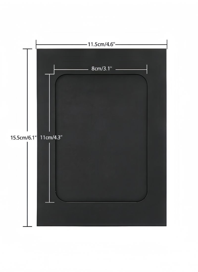fantasize 20PCS 11.5x15.5cm DIY Hanging Photo Frame Kit - Paper Frames with Wooden Clips and String for Home, Dorm, Office Wall Decor (Creative Display)  - Image 2
