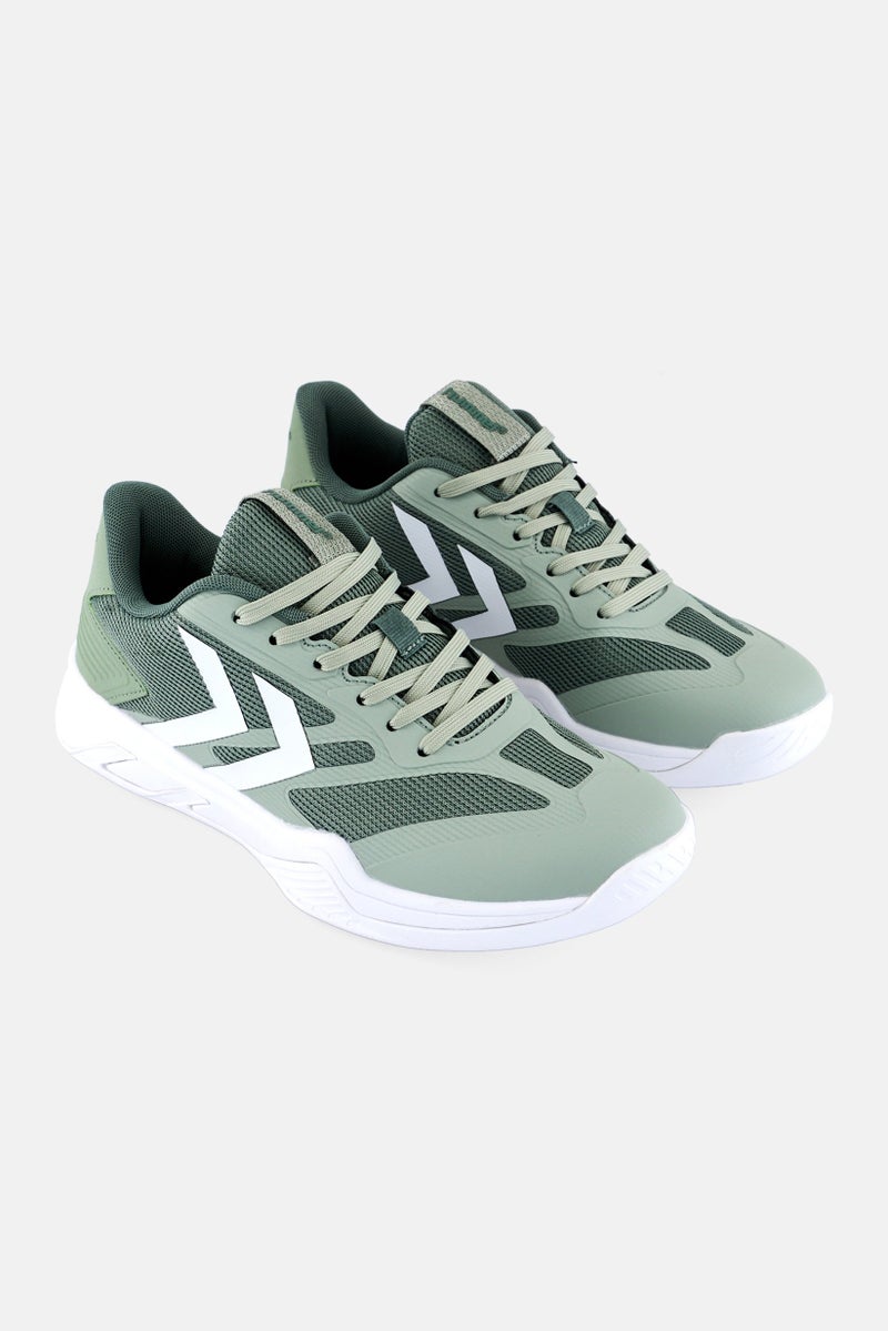 Hummel أحذية جري للرجال Uruz lll مزودة بأربطة، خضراء - Image 1