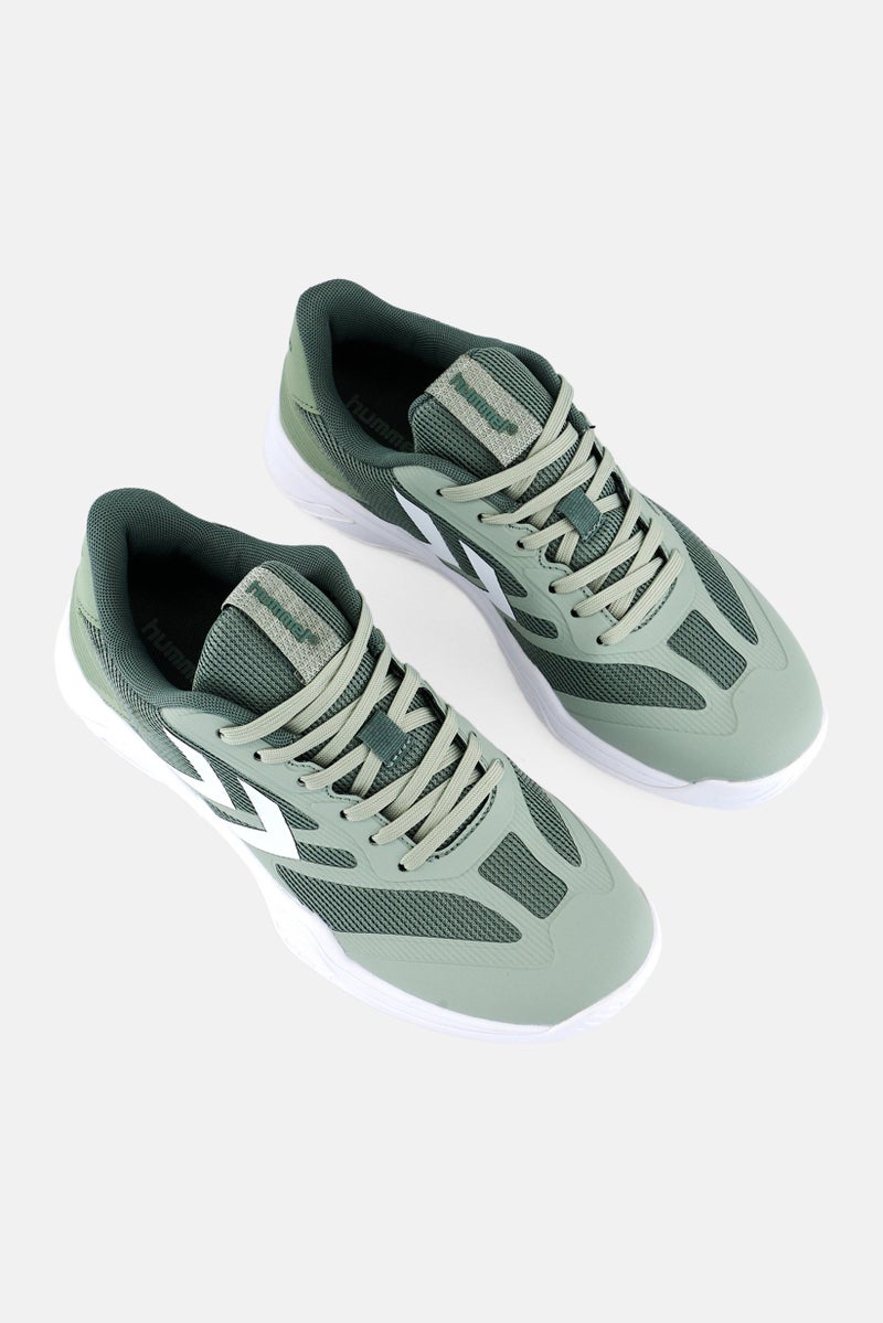 Hummel أحذية جري للرجال Uruz lll مزودة بأربطة، خضراء - Image 4