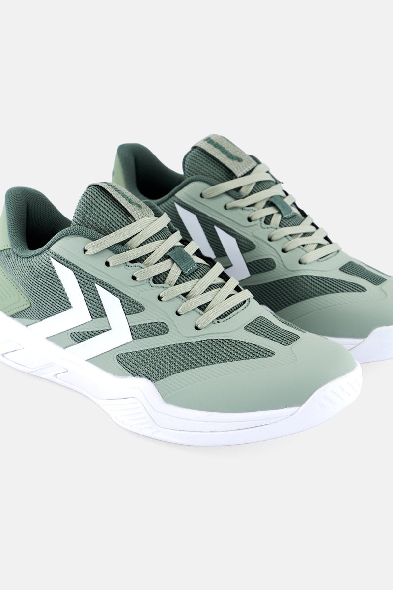 Hummel أحذية جري للرجال Uruz lll مزودة بأربطة، خضراء - Image 3