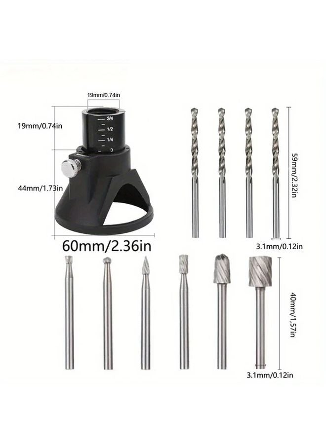 قطعة واحدة ملحق دليل قاطع التوجيه الدوار مجموعة أدوات نحت الخشب لدرمل - Image 4