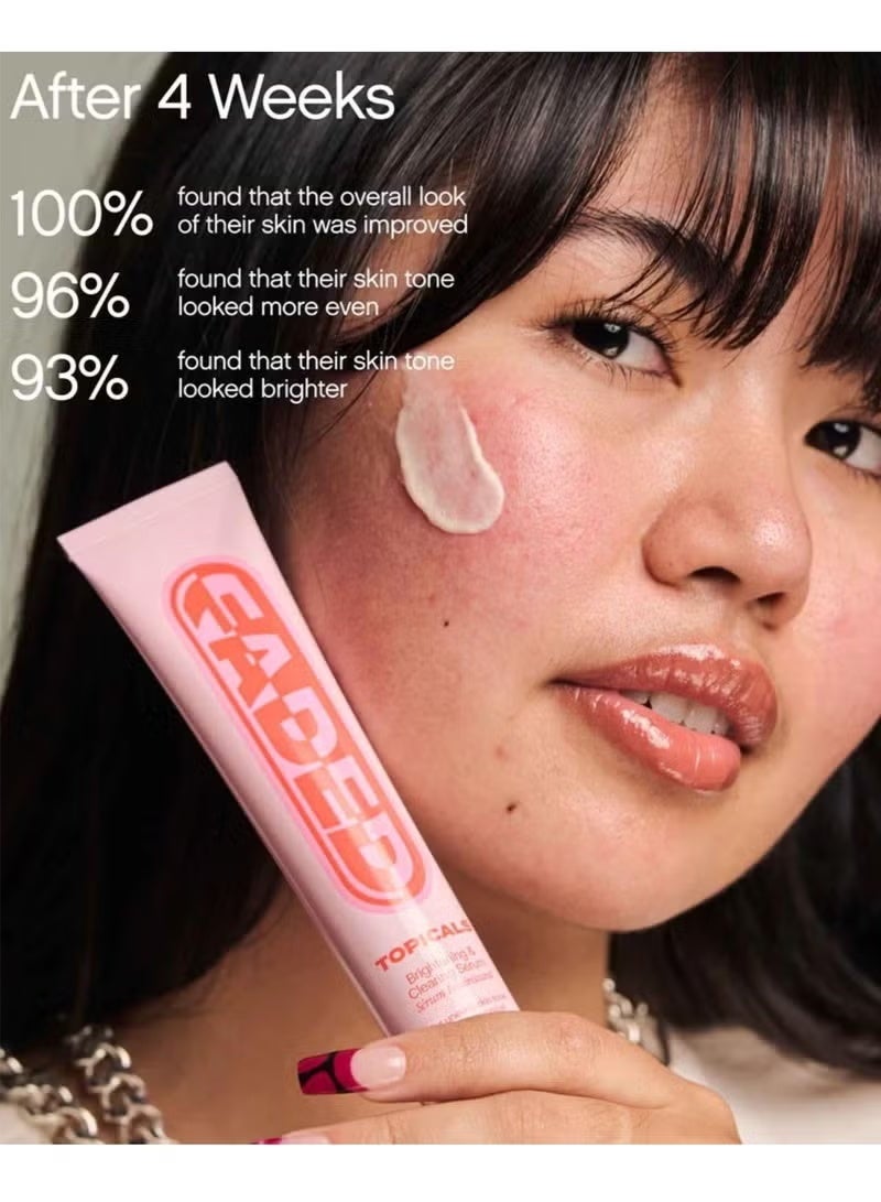 TOPICALS Brightening and Clearing Serum 50ml, Faded Serum for Dark Spots and Discoloration Hyperpigmentation, Postblemish Marks Scars And Spots, Mini Faded Serum for Uneven Skin Tone - Image 3
