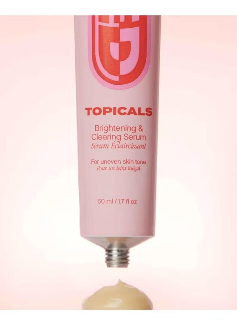TOPICALS Brightening and Clearing Serum 50ml, Faded Serum for Dark Spots and Discoloration Hyperpigmentation, Postblemish Marks Scars And Spots, Mini Faded Serum for Uneven Skin Tone - Image 2
