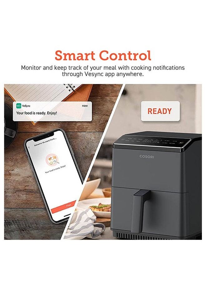 COSORI - Digital Air Fryer Dual Blaze CAF-P583S-KUK Oven Combo 6.4 L Large Oven 12 in 1 with Airfryer, Roast, Broil, Bake, 1750 W, 6.4L SMART GREY - Image 1