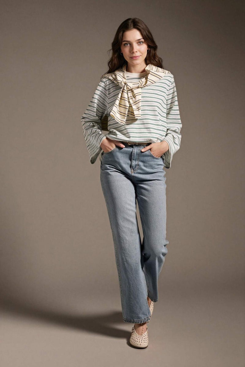 DeFacto Relax Fit Long Sleeve Tunic - Image 1