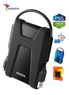 ADATA HD680 DURABLE 2TB External HDD | Anti-Shock Hard Drive | Compatible with PS5 XBOX | Black  - Image 1
