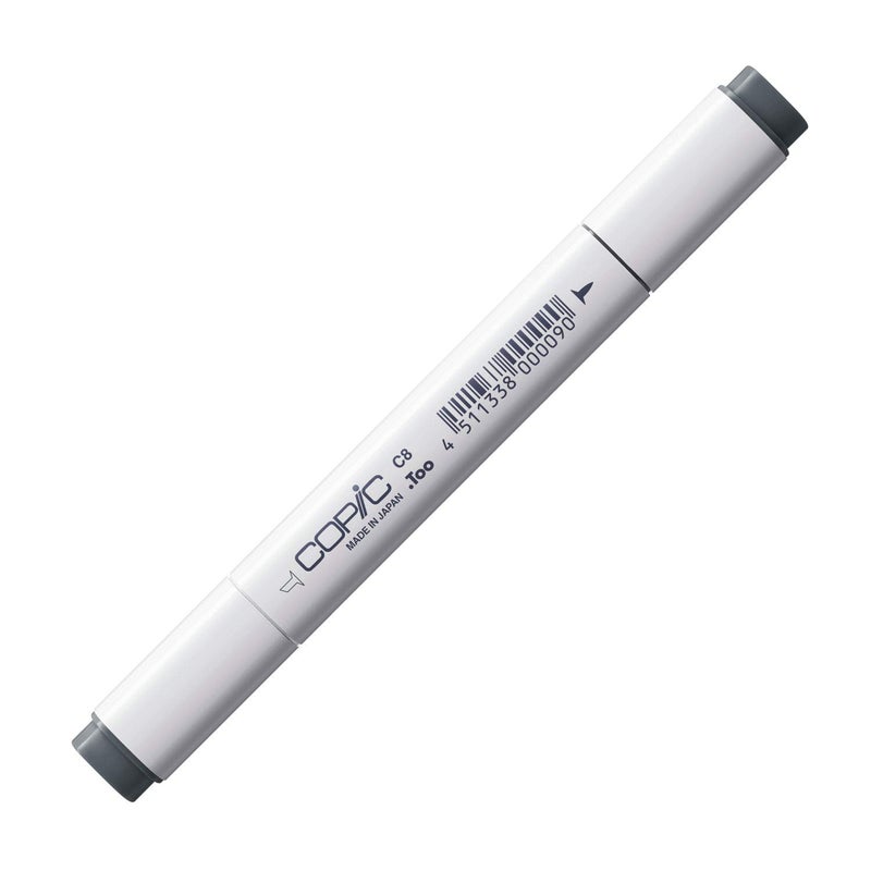 Copic Marker with Replaceable Nib, C8-Copic, Cool Gray - Image 1