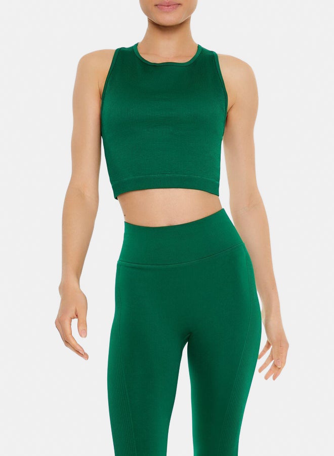 FOREVER 21 Active Ribbed Crop Top - Image 1