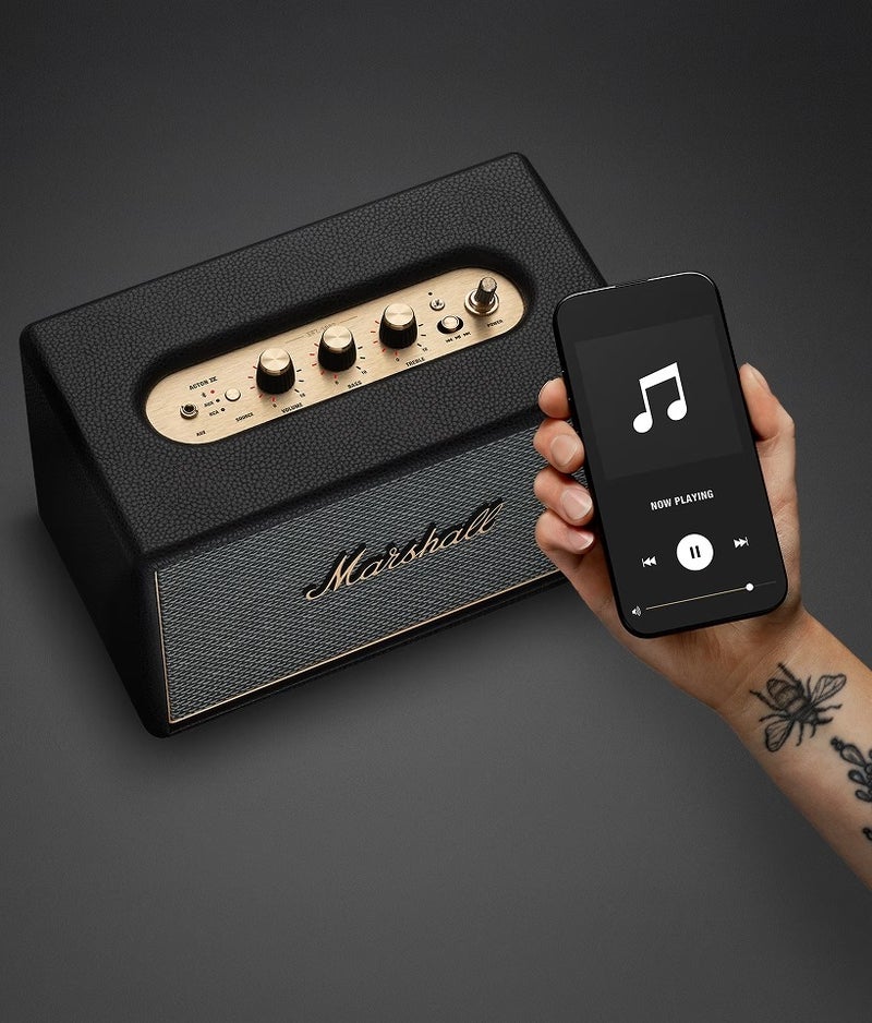 Marshall Acton IV Wireless Bluetooth 5.2 Stereo Speaker - Black - Image 3