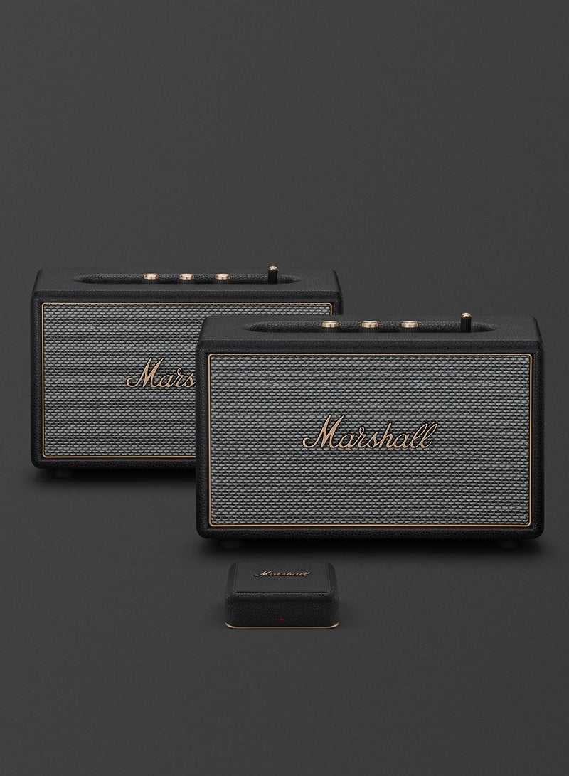 Marshall Acton IV Wireless Bluetooth 5.2 Stereo Speaker - Black - Image 2