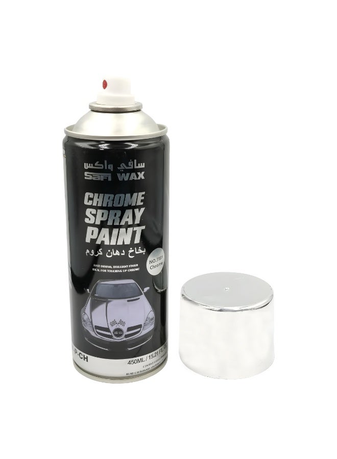 Safi Wax Chrome Spray Paint (450ML / 15.21 FL.OZ), Brilliant Finish, Easy Enamel, Ideal for Automotive, Furniture, and Decorative Chrome Touch-Up (No. 3188 Chrome) - Image 5