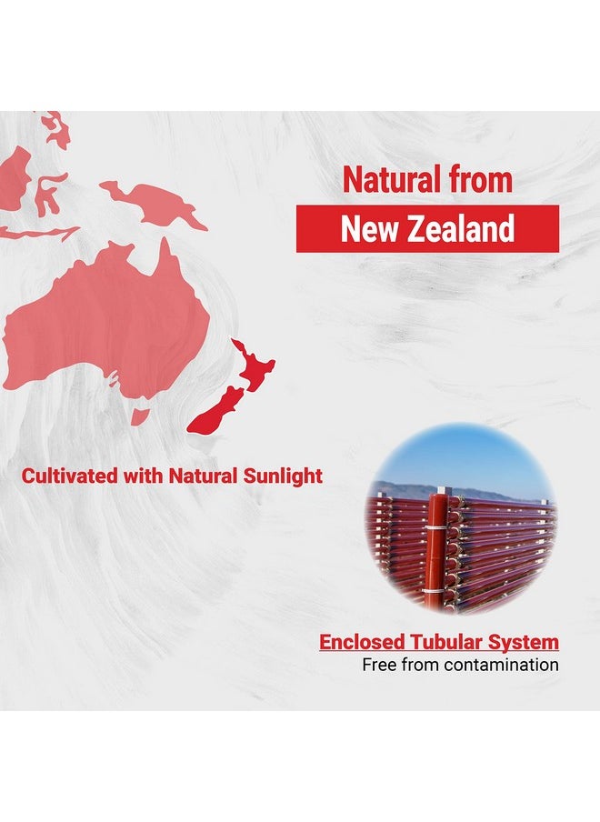 Naturalis New Zealand Astaxanthin ; From Sustaibaly Grown Microalgae ; Nongmo Soy & Gluten Free ; 300 Minisoftgels  - Image 5