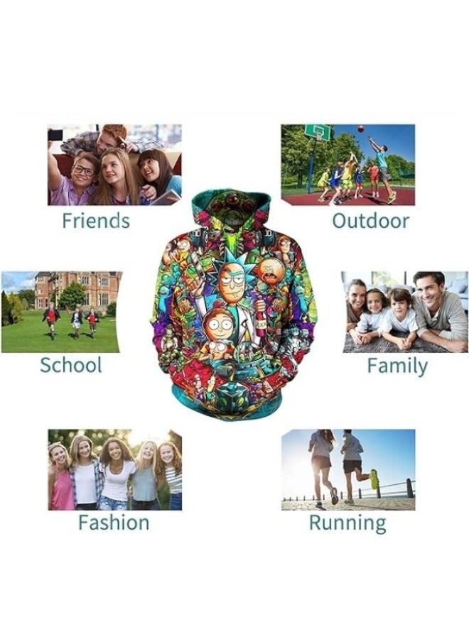 Rick and Morty Printed Sweatshirt Men's Hoodie