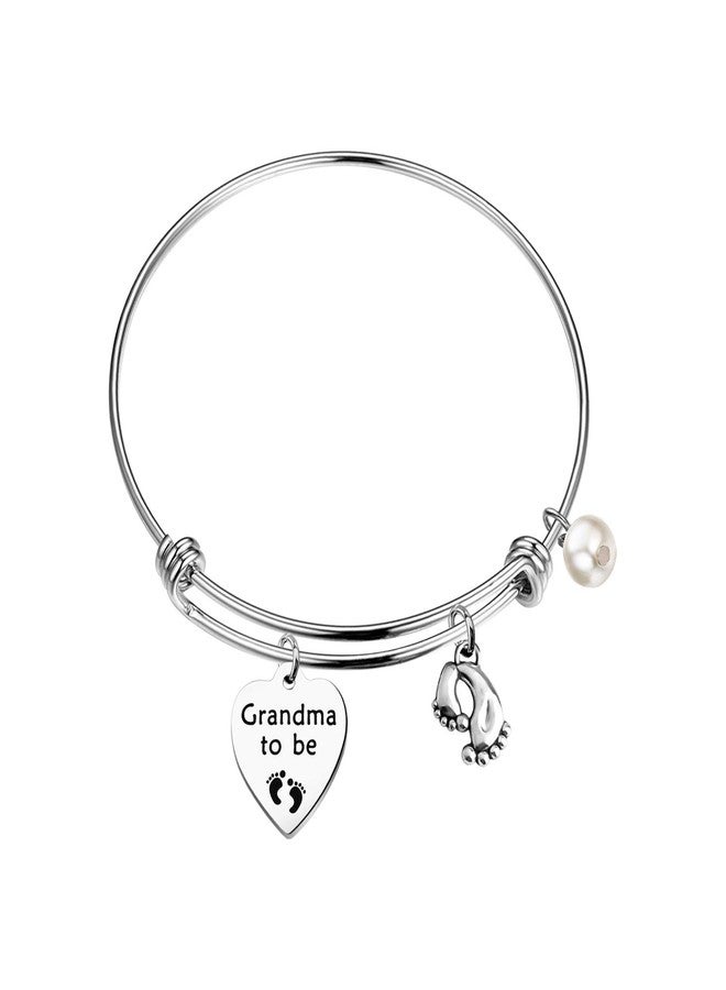 SEIRAA New Grandma Gift Grandma to Be Bracelet New Baby Gift Pregnancy Reveal Jewelry Announcement Gift for Grandmother (grandma to be) - Image 1
