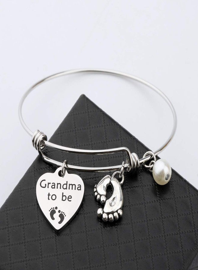SEIRAA New Grandma Gift Grandma to Be Bracelet New Baby Gift Pregnancy Reveal Jewelry Announcement Gift for Grandmother (grandma to be) - Image 3