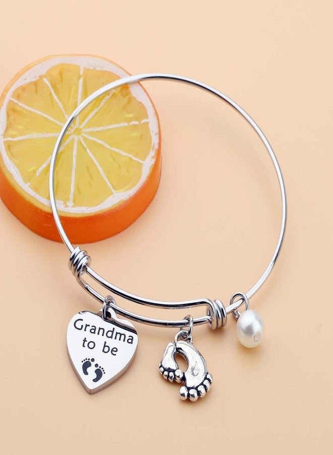 SEIRAA New Grandma Gift Grandma to Be Bracelet New Baby Gift Pregnancy Reveal Jewelry Announcement Gift for Grandmother (grandma to be) - Image 2