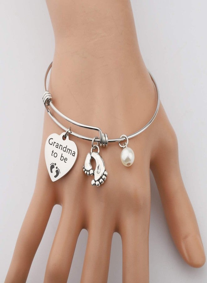 SEIRAA New Grandma Gift Grandma to Be Bracelet New Baby Gift Pregnancy Reveal Jewelry Announcement Gift for Grandmother (grandma to be) - Image 4