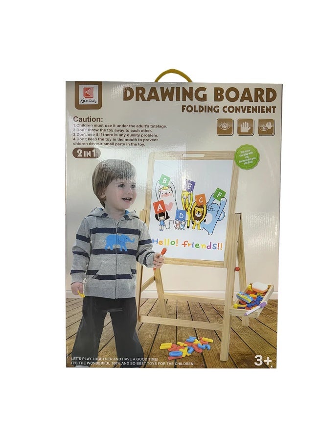 Stem 2 in 1 – Elevatable Wooden Drawing Board - Image 2