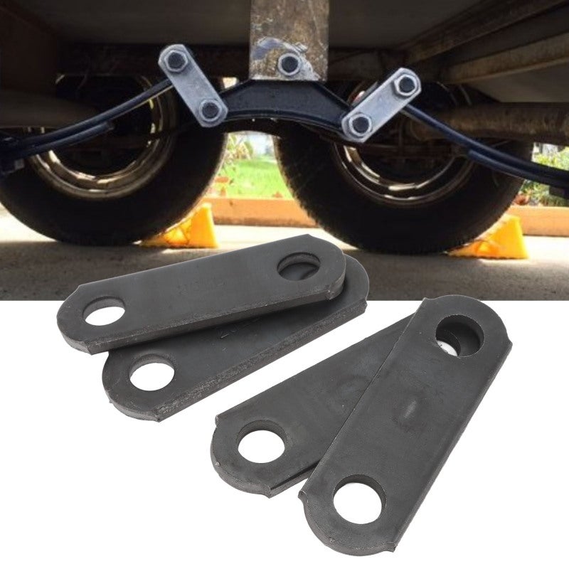 Trailer Leaf Spring Shackle Strap 4 Pieces Heavy Duty Steel - Wear Resistant Longevity Shackle Strap for Double Eye Leaf Springs Trailer Suspension System - Image 4