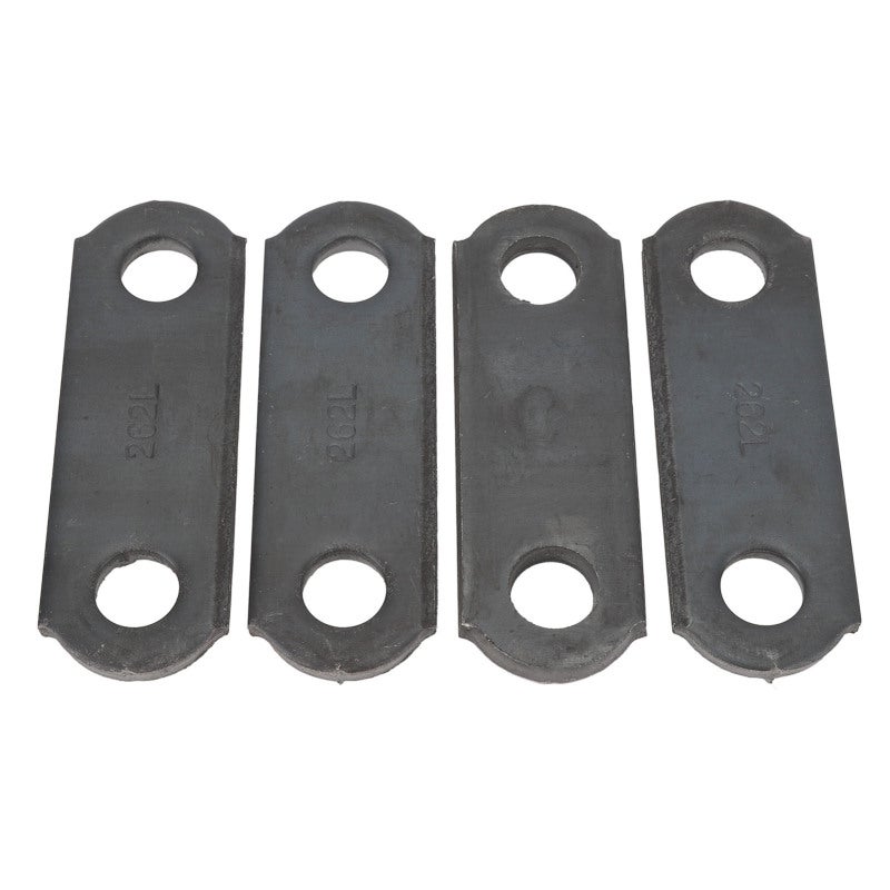 Trailer Leaf Spring Shackle Strap 4 Pieces Heavy Duty Steel - Wear Resistant Longevity Shackle Strap for Double Eye Leaf Springs Trailer Suspension System - Image 1
