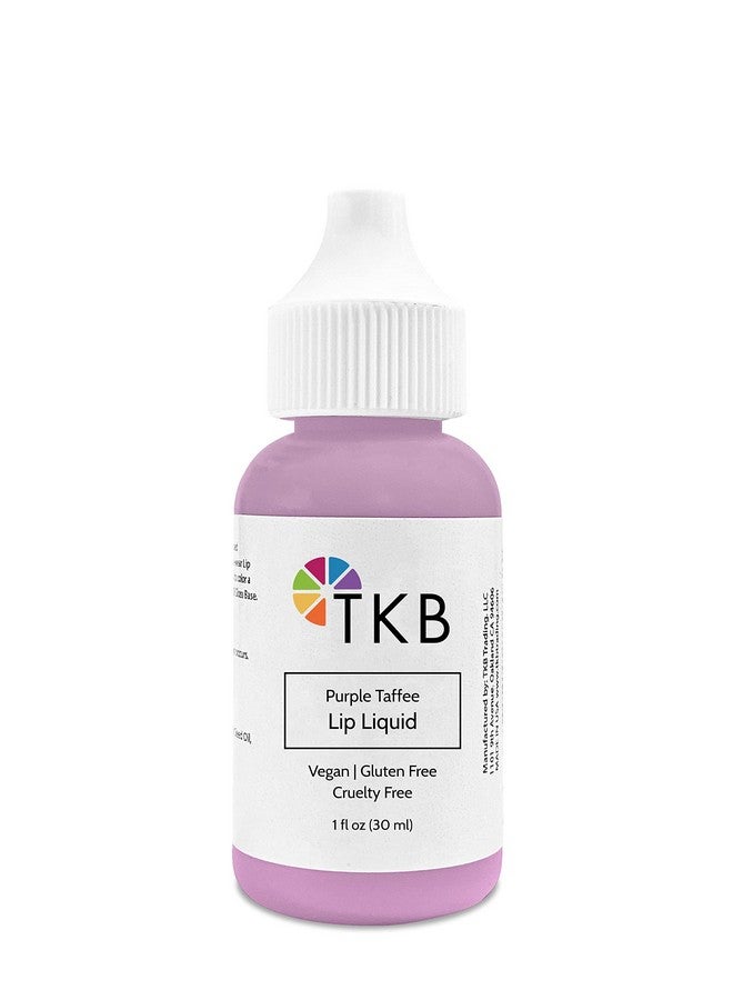 TKB Trading, LLC TKB Lip Liquid Color | Liquid Lip Color for TKB Gloss Base, DIY Lip Gloss, Pigmented Lip Gloss and Lipstick Colorant, Made in USA (1floz (30ml), Purple Taffee) - Image 1