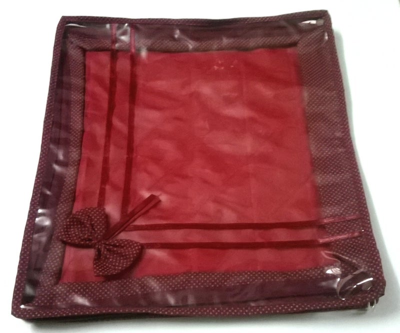 Glitter Collection 3 Pcs Saree Cover Saree Cover, Cotton Cloth - Image 4