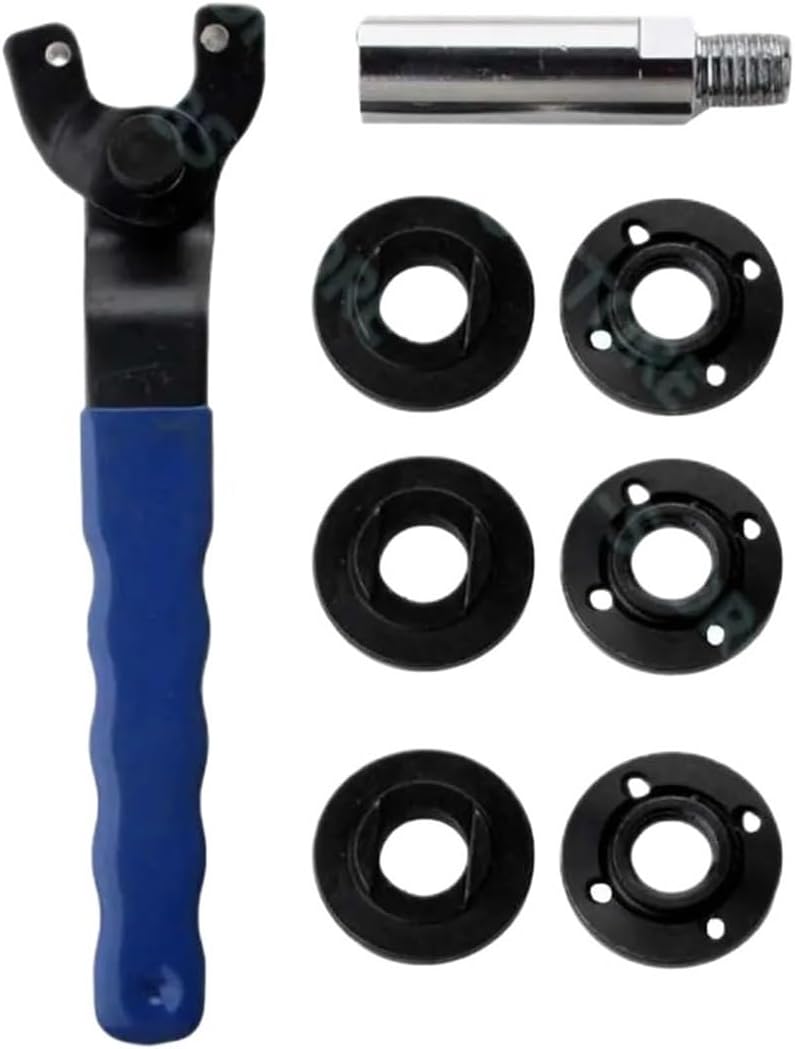 Angle Grinder Wrench 8pcs Universal Grinder Key With Nuts,Parts - Image 1