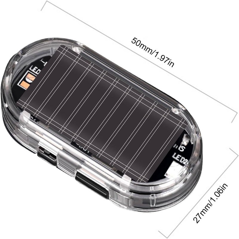 Car Alarm Light | Anti-Theft Warning with Solar Charging | LED Flashing Light with Vehicle Alarm Designed for Saloon, Car, Road, Garage and Parking Lot - Image 5