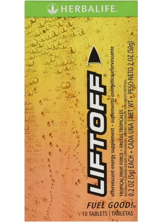HERBALIFE - Liftoff Tropical Fruit 10 Tabs - Image 1