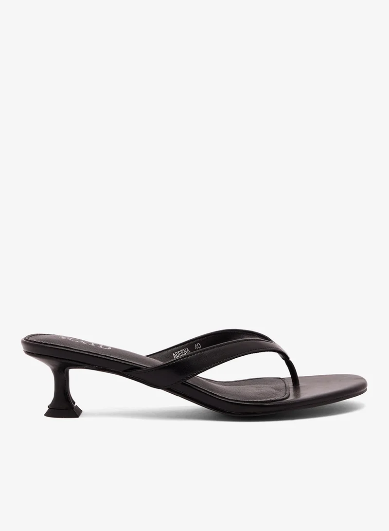 Raid Heeled Thong Sandals