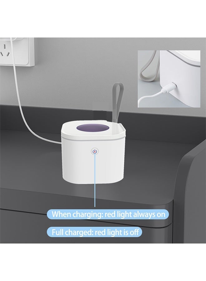 داكس صندوق تعقيم UV-C محمول للمصاصات والأغراض الصغيرة – تعقيم بنسبة 99.99% خلال ٣ دقائق، قابِل للشحن USB-C (800 mAh / 70 دورة)، تنظيف تلقائي، خفيف ومناسب للسفر وخالي من BPA - Image 4