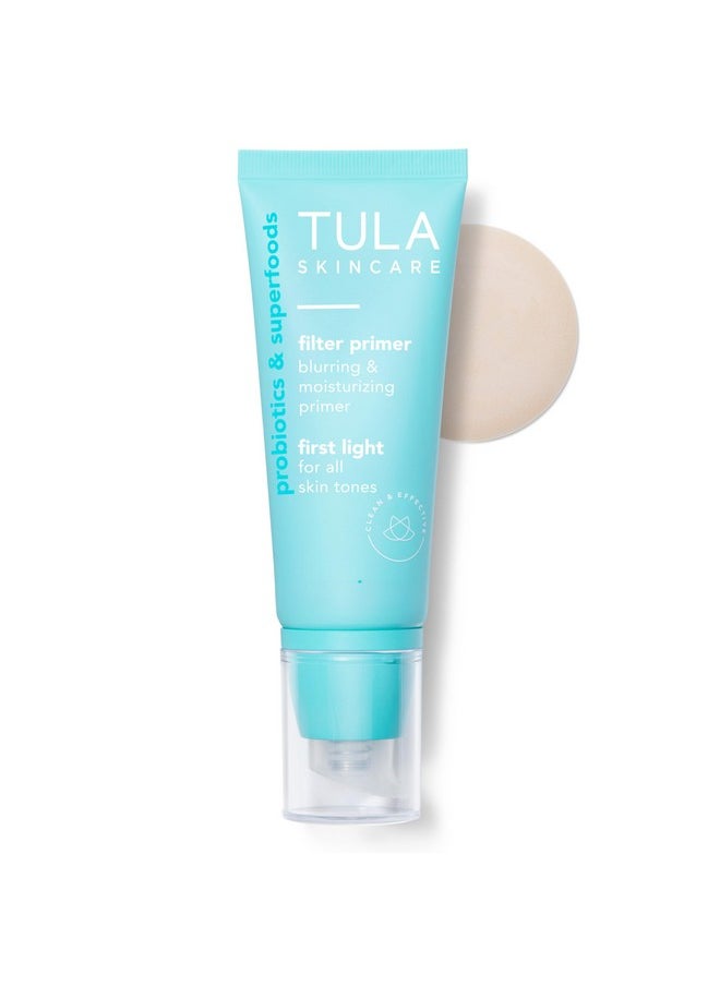 TULA TULA Skin Care Face Filter Blurring and Moisturizing Primer - First Light, Evens the Appearance of Skin Tone & Redness, Hydrates & Improves Makeup Wear, 1fl oz  - Image 1