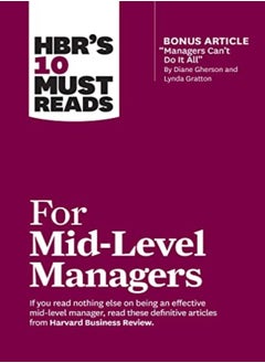 HBRS 10 MUST READS FOR MID LEVEL MANAGER 