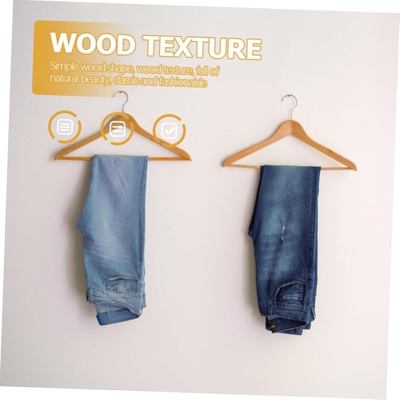 Unomor 4 قطع خطافات خشبية للقبعات مثبتة على الحائط لتعليق قبعات البيسبول - Image 5