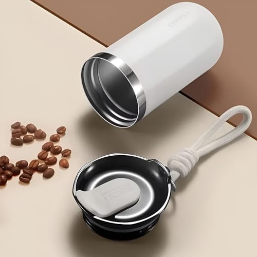 Roslen Insulated Coffee Cup with Leak Proof Lid, Double Walled Travel Mug Vacuum Insulation Stainless Steel with Leakproof Lid Reusable Cup for Coffee, Tea, Beer for Hot and Cold - Image 3