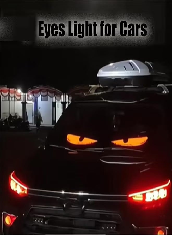 Dynamic Eyes Light for Cars Programmable Flexible Ultra Thin Window Screen LED Display for Car Remote and APP Control - Image 3