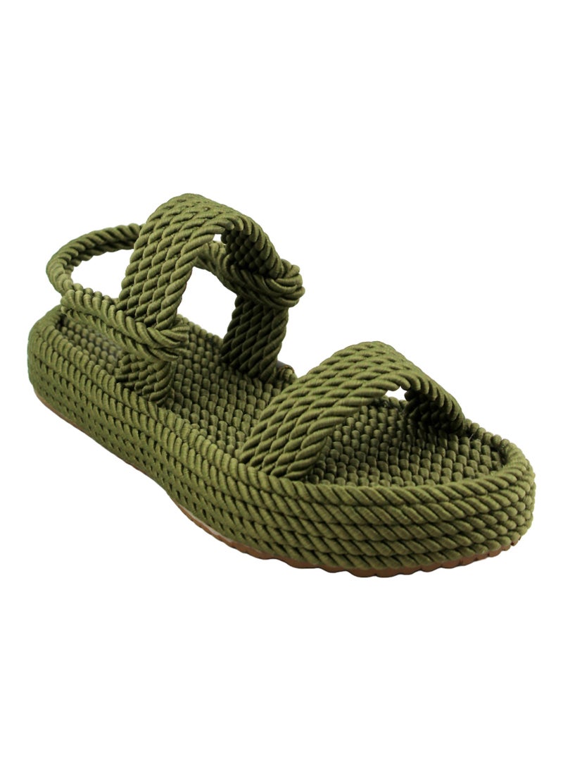 Mumka Rope Sandals Nomadic Strap - Khaki - Image 2