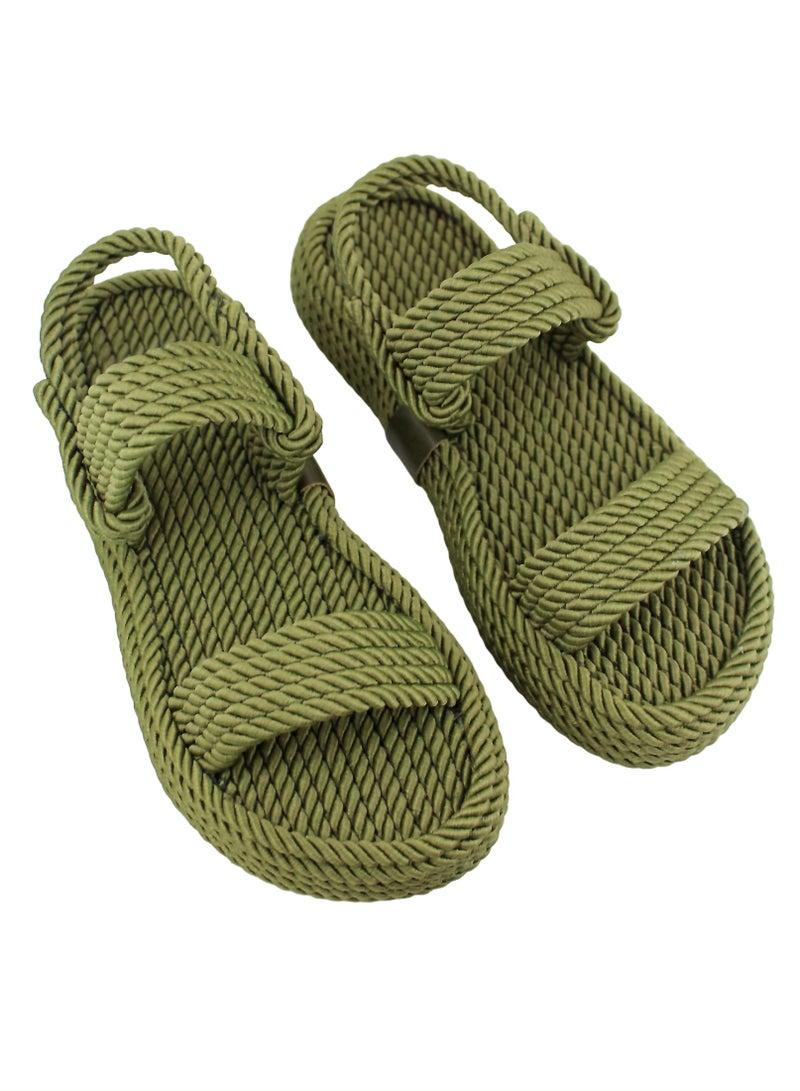 Mumka Rope Sandals Nomadic Strap - Khaki - Image 4