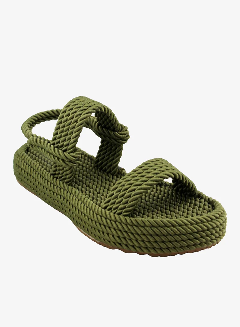 Mumka Rope Sandals Nomadic Strap - Khaki