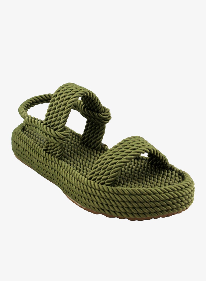 Mumka Rope Sandals Nomadic Strap - Khaki - Image 2