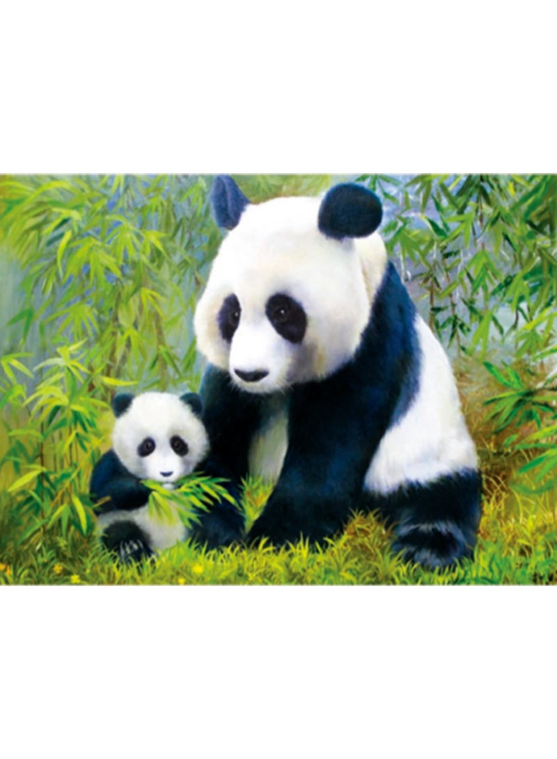 Panda Love - Mother and Cubs in the Forest Jigsaw Puzzle for Kids - Image 1