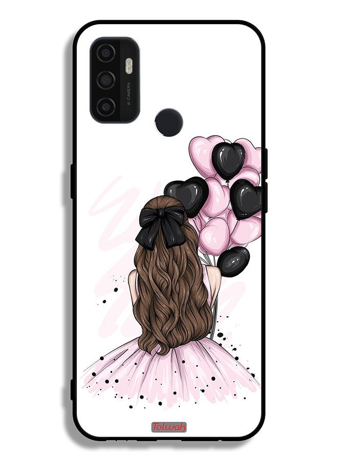Tolwak Oppo A11s Protective Case Cover Holding Balloons Girl Art - Image 2